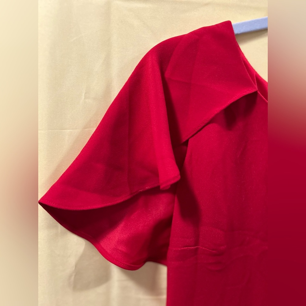 Jessica Simpson Vibrant Red Garment Christmas Hol… - image 3